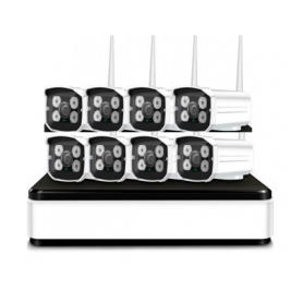 8 Cámaras Wireless NVR con grabación