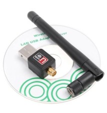 Adaptador WIFI USB Mini Con Antena