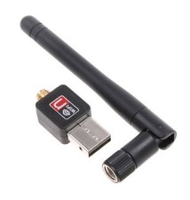 Adaptador WIFI USB Mini Con Antena