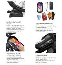 Soporte Bolsa movil para Bicicleta