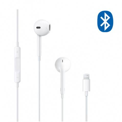 Auriculares Blancos Cool Stereo Con Micro para iPHONE 7 / 8 / X (Lightning  Bluetooth) - Auriculares para móvil - Los mejores precios