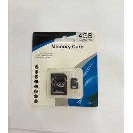 Micro sd 4GB CLASE 10