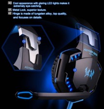 Auriculares Casco Gaming G2000 Luz Led