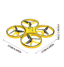 Mini Dron FireFly Con control remoto Luces Led