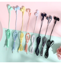 Auriculares con Cable y Micrófono Macaron Color