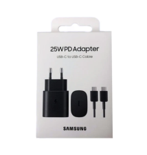 Cargador Samsung de carga rápida USB-C 3.0 25W Negro
