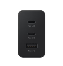 Cargador de red Samsung 65W Power Adapter Trio, carga hasta 3 dispositivos