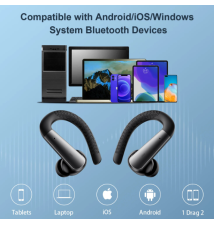 Auriculares Deportivos Bluetooth, Con Micrófono y Pantalla Led