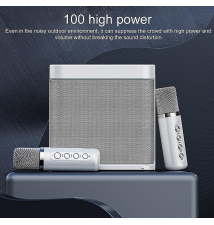 Altavoz Karaoke Bluetooth, Máquina de Karaoke completo, Micrófono Inalámbricos