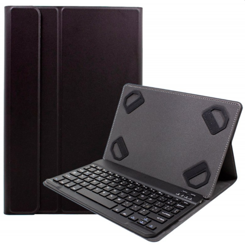Funda Tablet Universal - 9 - 10.2 Color Negro - Contiene Teclado Bluetooth