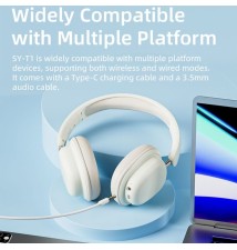 Auriculares Bluetooth Plegables Con Micrófono Enchufable