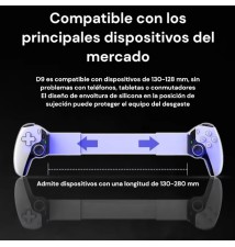 Controlador de Juego Bluetooth Gamepad D9