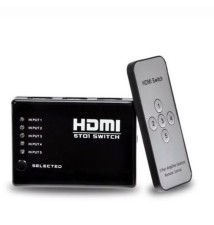Switch HDMI DE 5 ENTRADAS Y 1 SALIDA CON MANDO A DISTANCIA