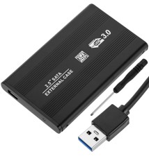 Caja disco duro metal 2.5" sata USB 3.0