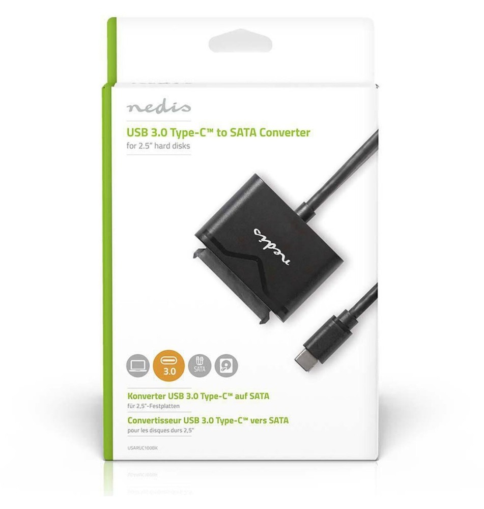 Cable USB C 3.0 A Sata Converter nedis