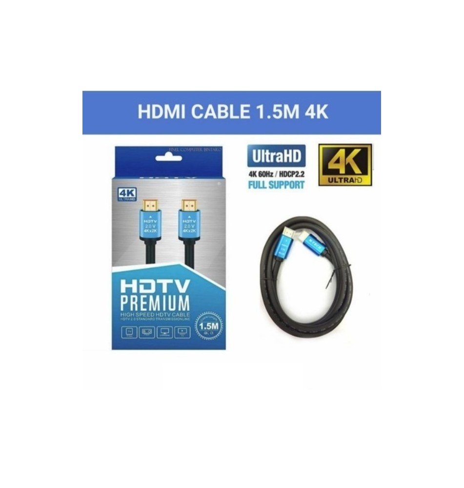 Cable HDMI A HDMI 2.0V 1.5M