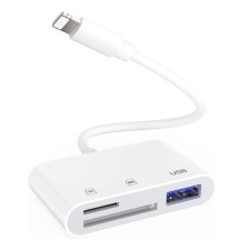 iphone/ipad OTG Adaptador de lector de tarjetas