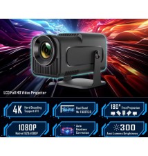 Proyector Portátil HY320 Mini Proyector 4K Android 11.0