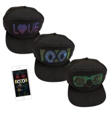 Gorra con Luz Led Programable por Aplicación