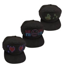 Gorra con Luz Led Programable por Aplicación