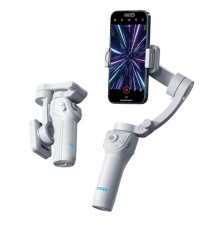 Estabilizador Gimbal M01 De 3 Ejes Con Luz de Relleno