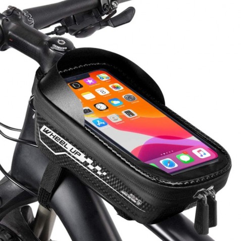  Bolsa de manillar de bicicleta de ciclismo, bolsa de marco de  bicicleta, bolsa de bicicleta deportiva, bolsa de marco de silla de montar  para ciclismo (negro) : Deportes y Actividades al