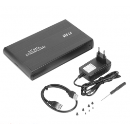 Carcasa Caja para Disco Duro Externo 3.5" sata USB 2.0