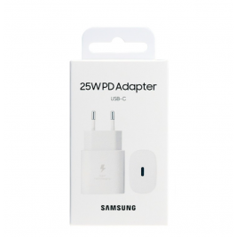 Cargador de red Samsung 25W USB-C Blanco