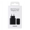 Samsung Cargador Carga Rápida 35W USB-C/USB Negro